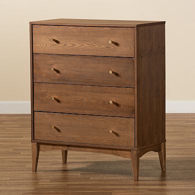 Baxton Studio Landis 4-Drawer Chest