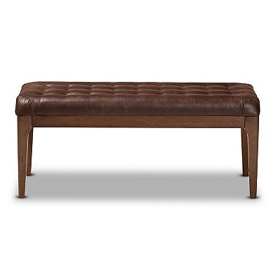 Baxton Studio Walsh Tufted Bench