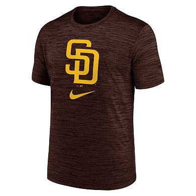 Men's Nike Brown San Diego Padres Logo Velocity Performance T-Shirt