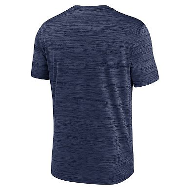 Men's Nike Navy Minnesota Twins 2023 Logo Velocity Performance T-Shirt