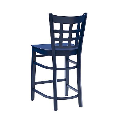 Linon Lola Counter Stool 2-Piece Set