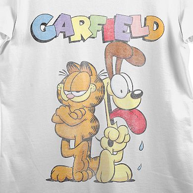 Juniors' Garfield Vintage Style Graphic Tee