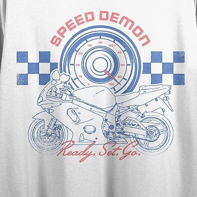 Juniors' Sportsbike Race Speed Graphic Tee