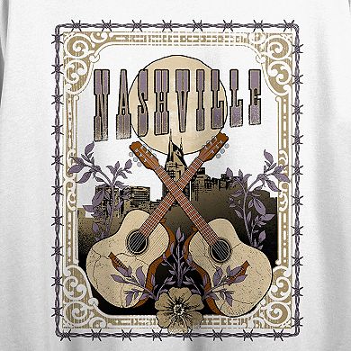 Juniors' Vintage Country Nashville Graphic Tee