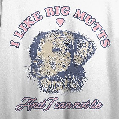 Juniors' I Like Big Mutts and I Cannot Lie Graphic Tee