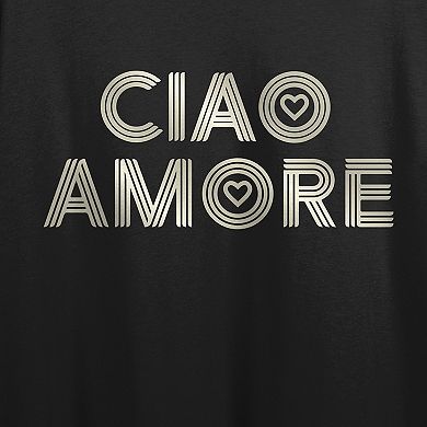Juniors' Ciao Amore Graphic Tee