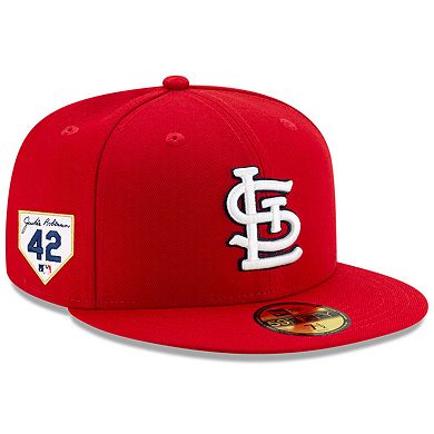 Men's New Era Red St. Louis Cardinals 2023 Jackie Robinson Day 59FIFTY Fitted Hat