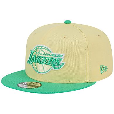 Men's New Era Yellow/Green Los Angeles Lakers 9FIFTY Hat