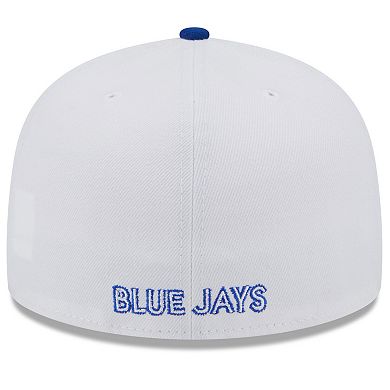 Men's New Era White/Royal Toronto Blue Jays State 59FIFTY Fitted Hat