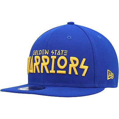 Men's New Era Royal Golden State Warriors Rocker 9FIFTY Snapback Hat