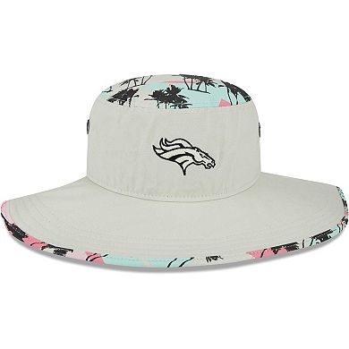 Men's New Era Khaki Denver Broncos Retro Beachin' Bucket Hat