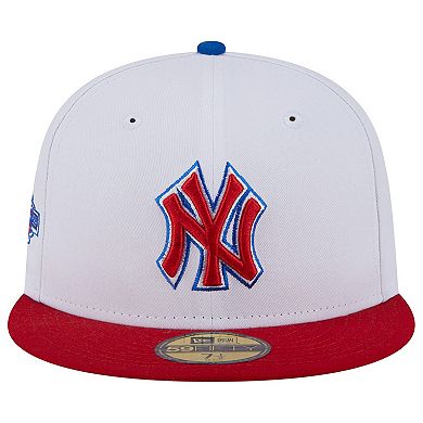 Men's New Era White/Red New York Yankees Undervisor 59FIFTY Fitted Hat