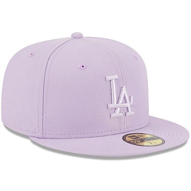 Men's New Era Lavender Los Angeles Dodgers 2023 Spring Color Basic 59FIFTY Fitted Hat