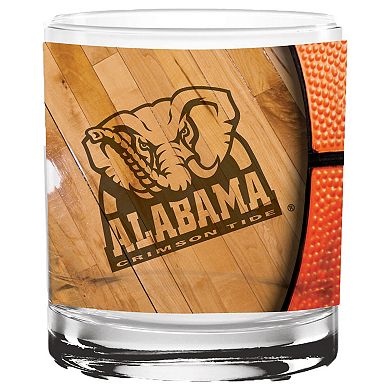 Alabama Crimson Tide 14oz. Basketball Glass