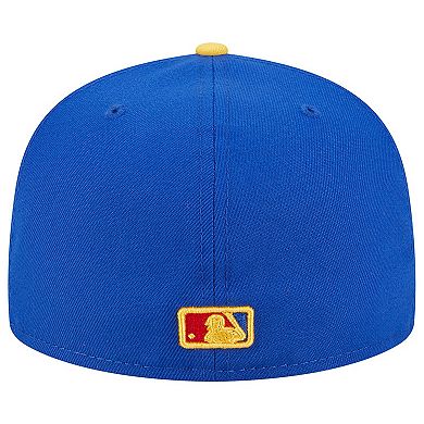 Men's New Era  Royal/Yellow Milwaukee Brewers Empire 59FIFTY Fitted Hat
