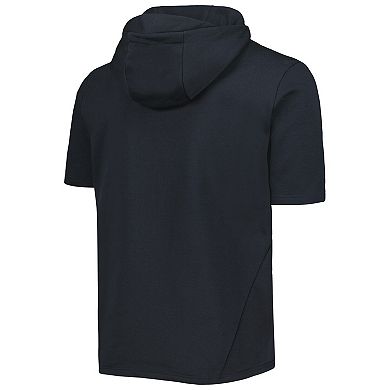 Men's Levelwear Black Seattle Mariners Recruit Full-Zip Short Sleeve Hoodie