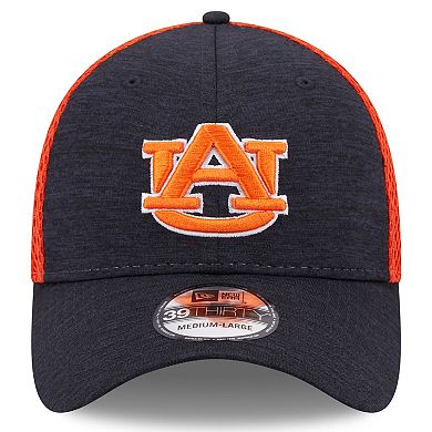 Men's New Era Navy Auburn Tigers Shadowed Neo 39THIRTY Flex Hat