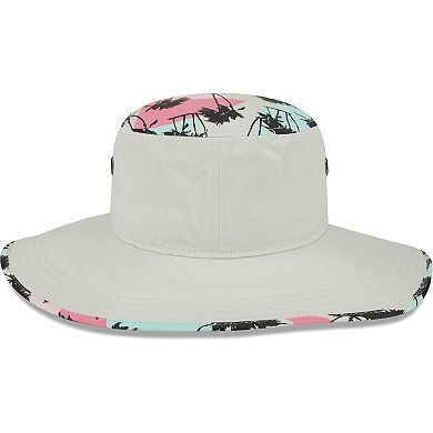 Men's New Era Khaki Tampa Bay Buccaneers Retro Beachin' Bucket Hat
