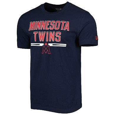 Men's New Era Navy Minnesota Twins Batting Practice T-Shirt