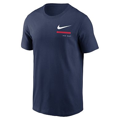 Men's Nike Navy Boston Red Sox Over the Shoulder T-Shirt