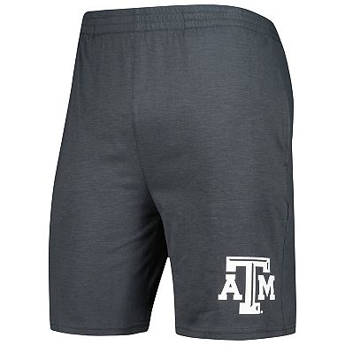 Men's Concepts Sport Charcoal/White Texas A&M Aggies Downfield T-Shirt & Shorts Set