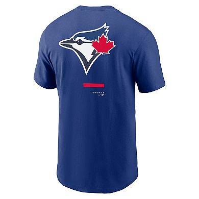 Men's Nike Royal Toronto Blue Jays Over the Shoulder T-Shirt