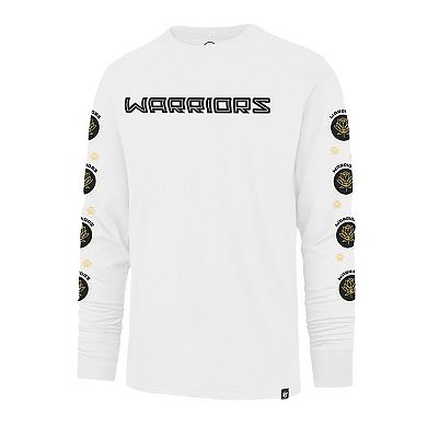 Men's '47 White Golden State Warriors City Edition Downtown Franklin Long Sleeve T-Shirt