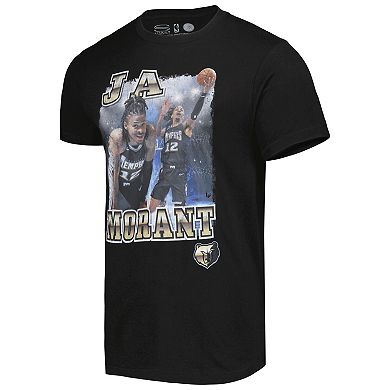 Unisex Stadium Essentials Ja Morant Black Memphis Grizzlies Player City Edition Double Double T-Shirt