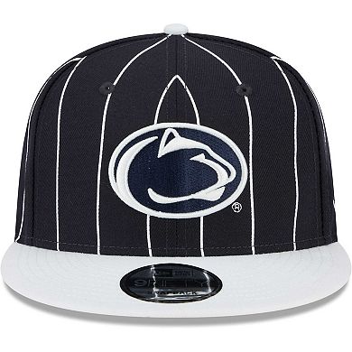 Men's New Era Navy/White Penn State Nittany Lions Vintage 9FIFTY Snapback Hat