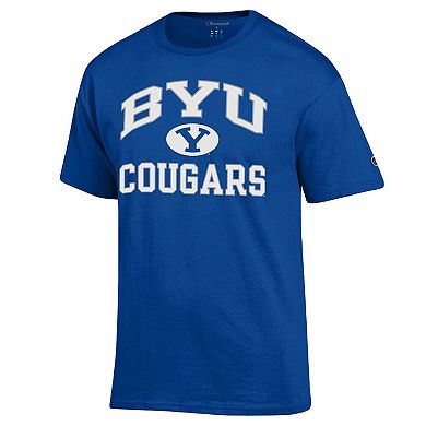 Men's Champion Royal BYU Cougars High Motor T-Shirt