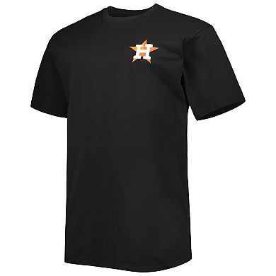 Men's Black Houston Astros Two-Sided T-Shirt