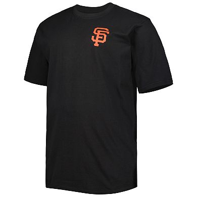 Men's Black San Francisco Giants Two-Sided T-Shirt