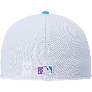 Men's New Era White New York Mets 2015 World Series Vice 59FIFTY Fitted Hat