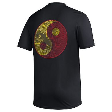 Men's adidas Black Seattle Sounders FC Team Jersey Hook AEROREADY T-Shirt