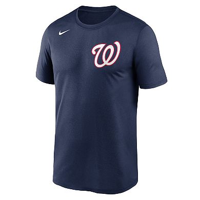 Men's Nike Navy Washington Nationals New Legend Wordmark T-Shirt