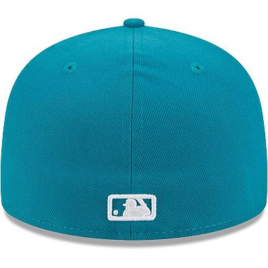 Men's New Era Turquoise Oakland Athletics 59FIFTY Fitted Hat