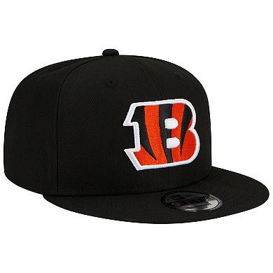 Men's New Era Black Cincinnati Bengals 9FIFTY Snapback Hat