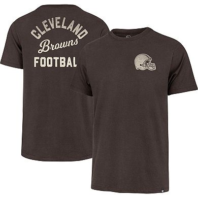 Men's '47 Brown Cleveland Browns Turn Back Franklin T-Shirt
