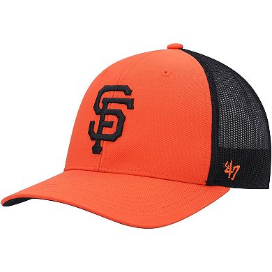 Men's '47 Orange San Francisco Giants Secondary Trucker Snapback Hat