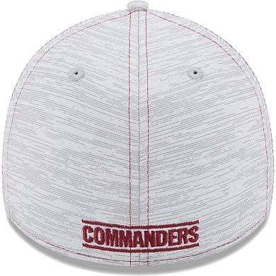 Men's New Era Gray Washington Commanders Speed 39THIRTY Flex Hat