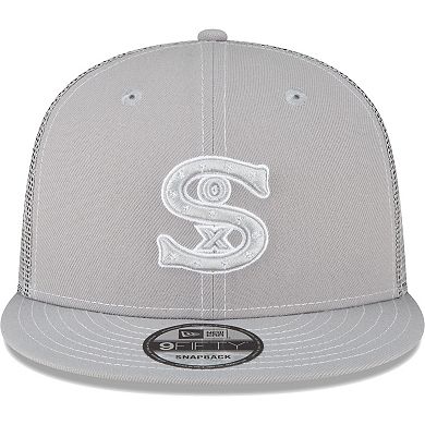 Men's New Era  Gray Chicago White Sox 2023 On-Field Batting Practice 9FIFTY Snapback Hat