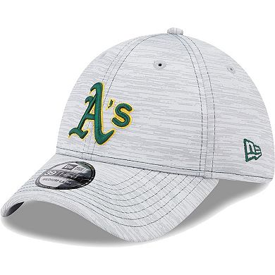 Men's New Era Gray Oakland Athletics Speed 39THIRTY Flex Hat