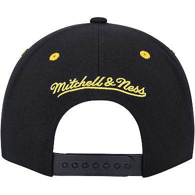 Men's Mitchell & Ness Black Boston Bruins LOFI Pro Snapback Hat