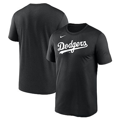 Men's Nike Black Los Angeles Dodgers New Legend Wordmark T-Shirt