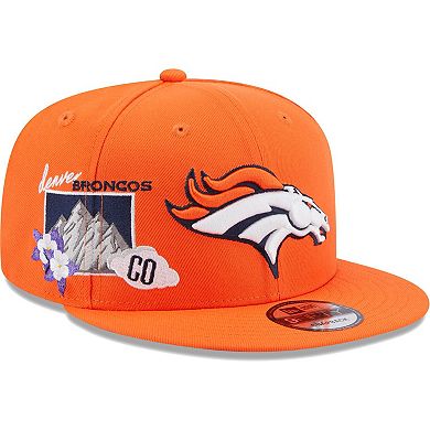Men's New Era Orange Denver Broncos Icon 9FIFTY Snapback Hat