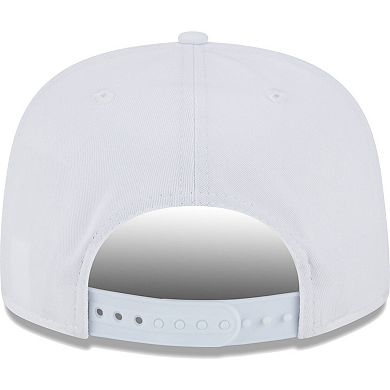 Men's New Era  White Chicago Bulls The Golfer Crest Snapback Hat