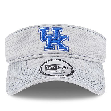 Men's New Era Gray Kentucky Wildcats Logo Adjustable Visor
