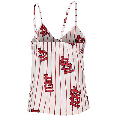 Women's Concepts Sport White St. Louis Cardinals Reel Allover Print Tank Top & Shorts Sleep Set