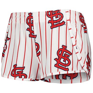 Women's Concepts Sport White St. Louis Cardinals Reel Allover Print Tank Top & Shorts Sleep Set