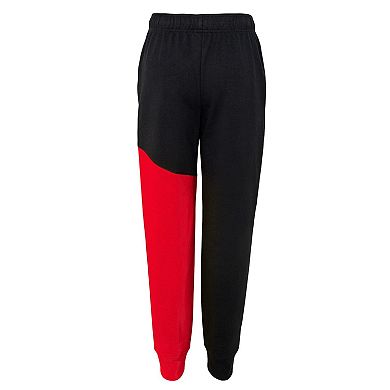 Youth Black/Red Chicago Bulls Superior Split Pants